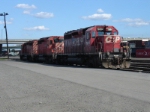 CP/D&H Power rests between assignemnts at Oak Island yard